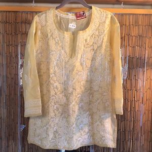 Ladies original Seva Chikan top size EU 40.
